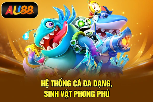Bắn cá Vua Hải Tặc – Hành Trình Săn Thưởng Đại Dương Hot Hệ thống cá đa dạng, sinh vật phong phú